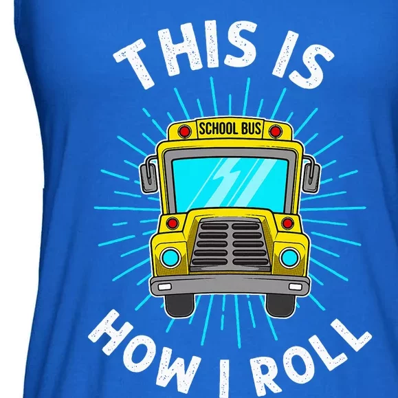 School Bus Driver Ladies Essential Flowy Tank