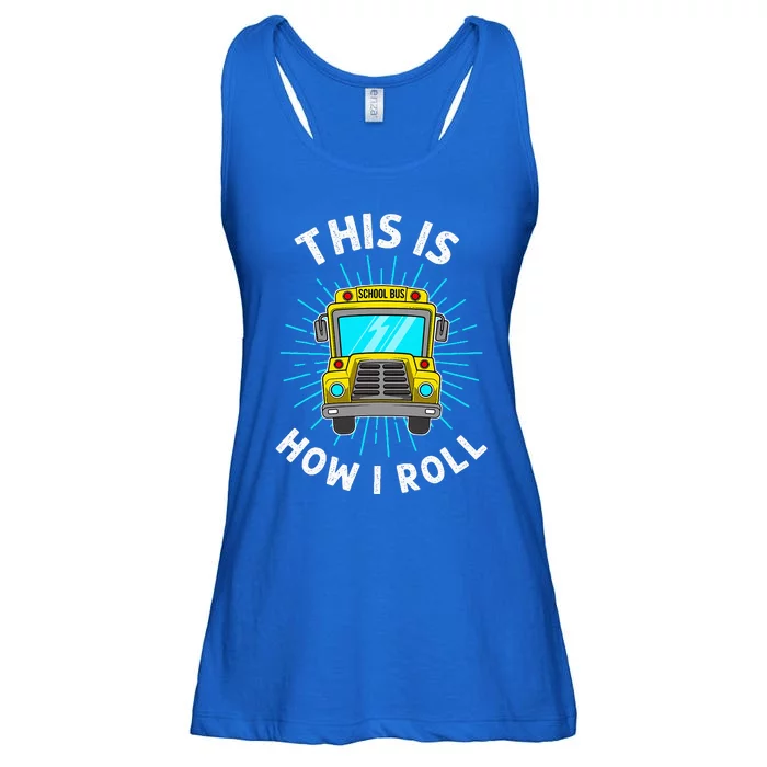 School Bus Driver Ladies Essential Flowy Tank