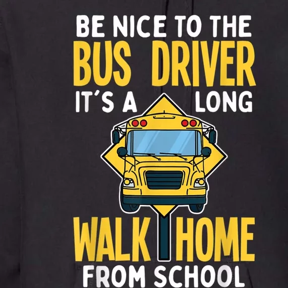 School Bus Driver Premium Hoodie