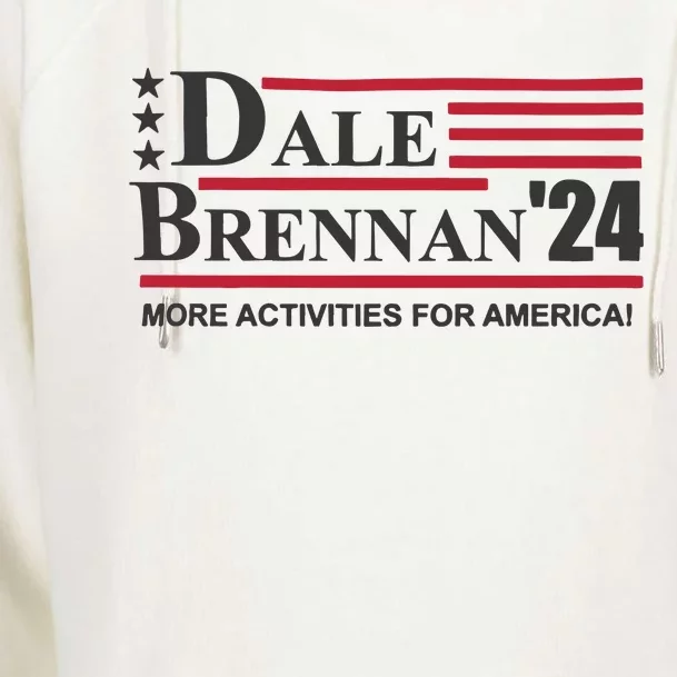 Step Brothers Dale Brennan 2024 More Activities For America! Womens Funnel Neck Pullover Hood