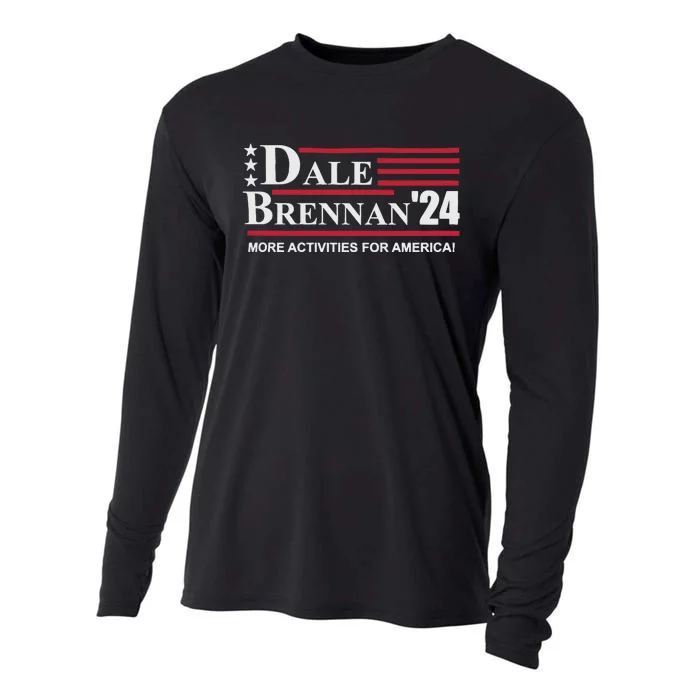 Step Brothers Dale Brennan 2024 More Activities For America! Cooling Performance Long Sleeve Crew