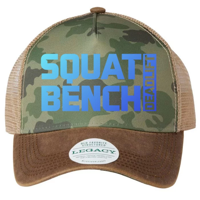 Squat Bench Deadlift Gym Weightlifting Workout Fitness Cute Gift Legacy Tie Dye Trucker Hat