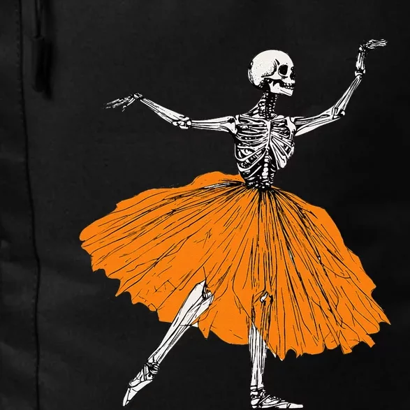 Skeleton Ballerina Dance Tutu Spooky Ballet Dancer Halloween Daily Commute Backpack