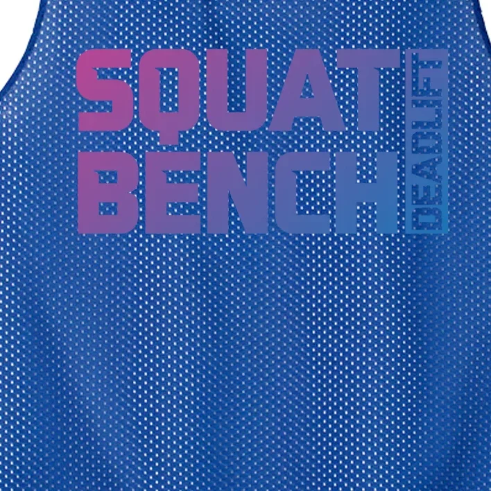 Squat Bench Deadlift Gym Weightlifting Workout Fitness Cute Gift Mesh Reversible Basketball Jersey Tank