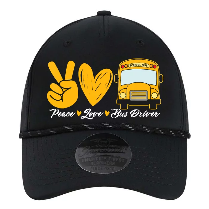 School Bus Driver Peace Love Bus Driver Driving Bus Performance The Dyno Cap