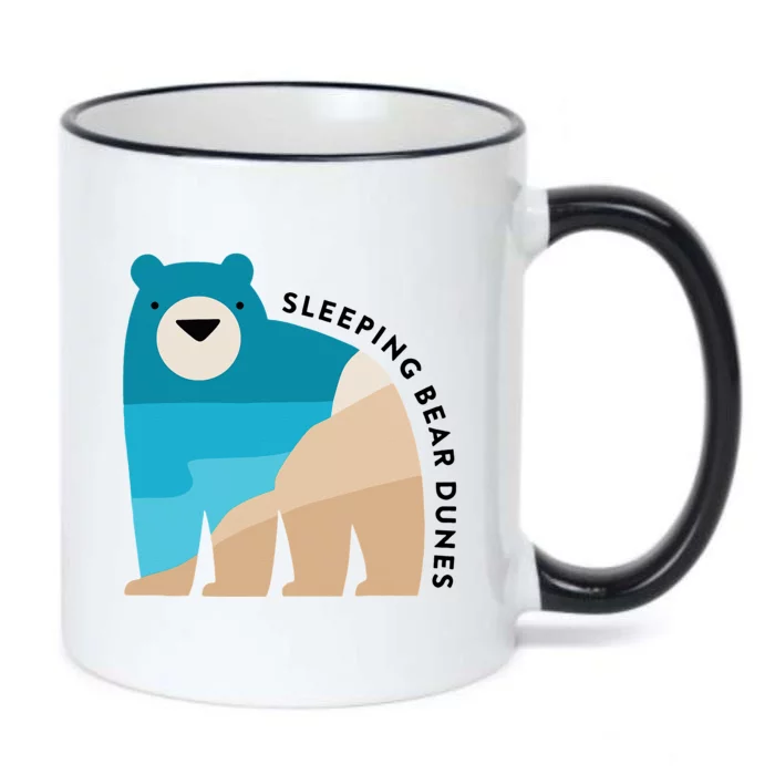 Sleeping Bear Dunes Michigan National Park Souvenir Gift Black Color Changing Mug