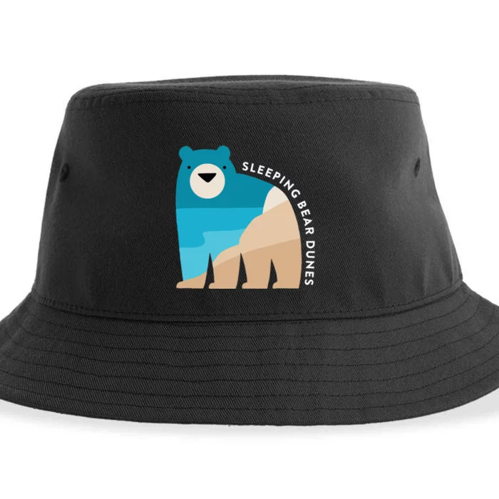 Sleeping Bear Dunes Michigan National Park Souvenir Gift Sustainable Bucket Hat