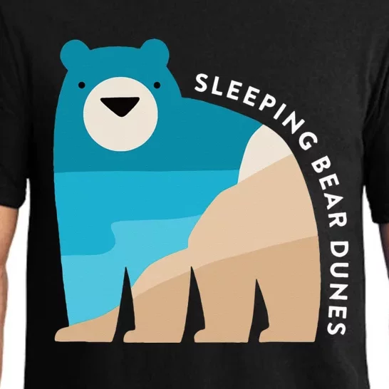 Sleeping Bear Dunes Michigan National Park Souvenir Gift Pajama Set