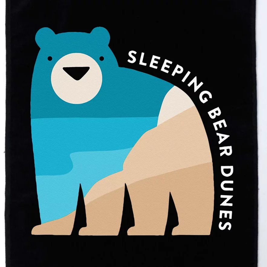 Sleeping Bear Dunes Michigan National Park Souvenir Gift Platinum Collection Golf Towel