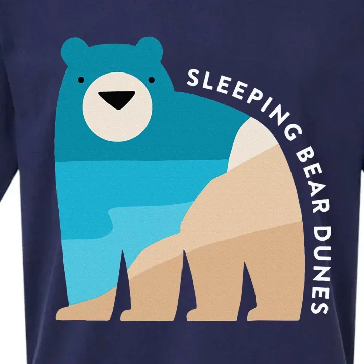 Sleeping Bear Dunes Michigan National Park Souvenir Gift Sueded Cloud Jersey T-Shirt