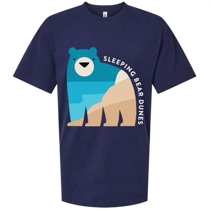 Sleeping Bear Dunes Michigan National Park Souvenir Gift Sueded Cloud Jersey T-Shirt