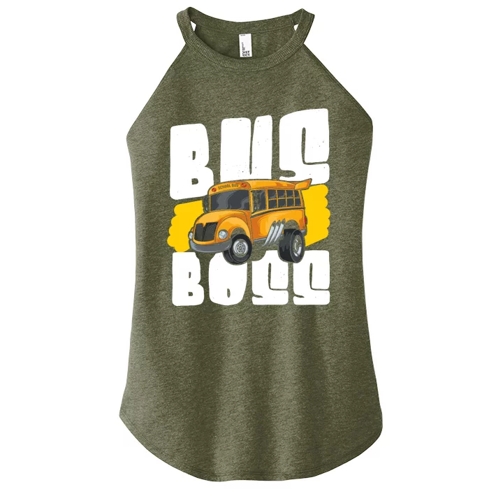 School Bus Driver Women’s Perfect Tri Rocker Tank