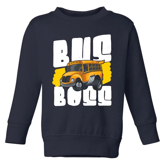 School Bus Driver Toddler Sweatshirt