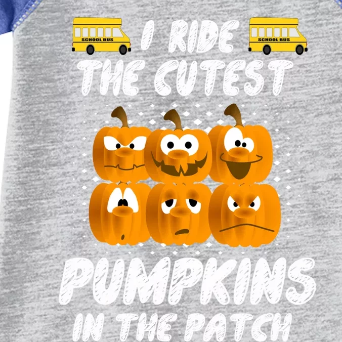 School Bus Driver I Drive The Cutest Pumpkins In Patch Cool Gift Infant Baby Jersey Bodysuit