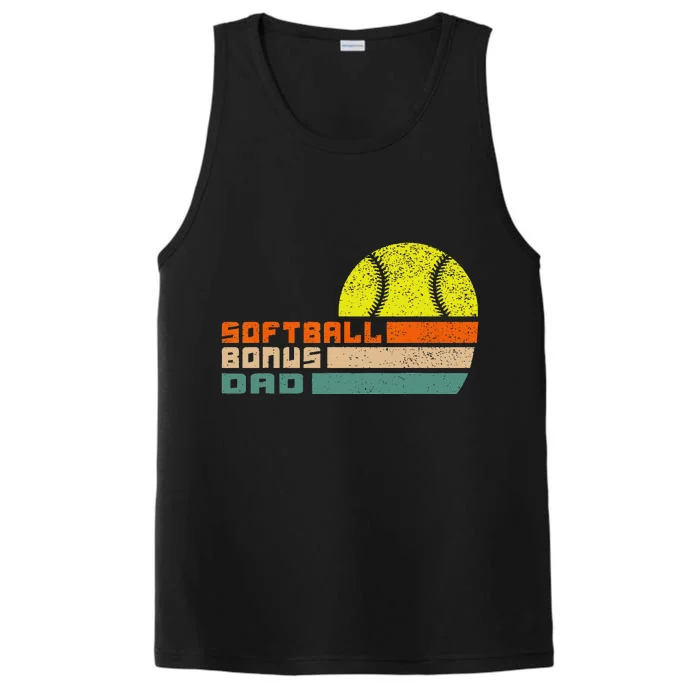 softball bonus dad from stepdaughter stepson son Performance Tank