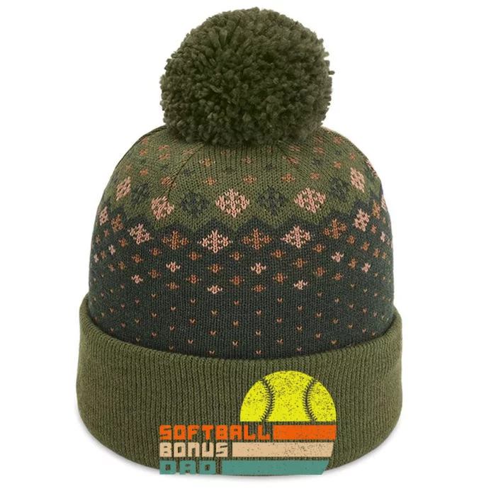 softball bonus dad from stepdaughter stepson son The Baniff Cuffed Pom Beanie