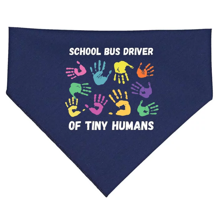 School Bus Driver Of Tiny Humans for Bus Driver USA-Made Doggie Bandana