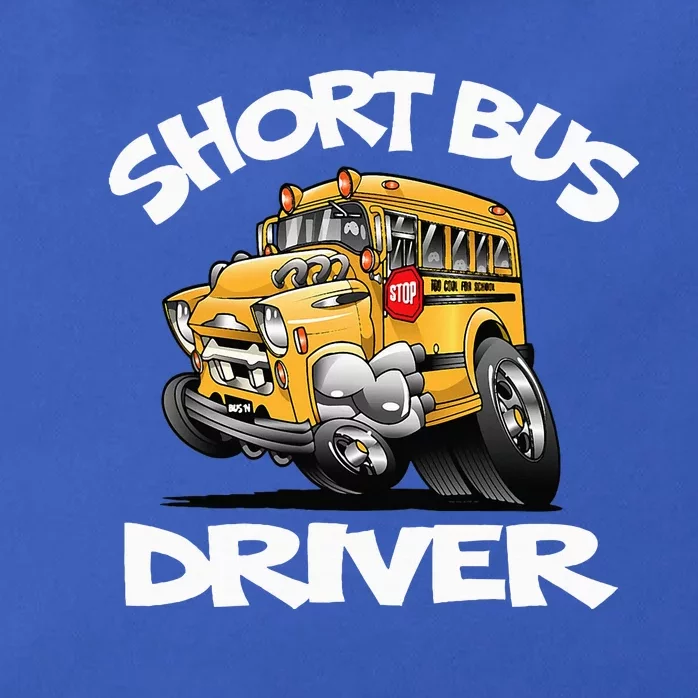 Short Bus Driver Short School Bus Hot Rod Lovers Zip Tote Bag