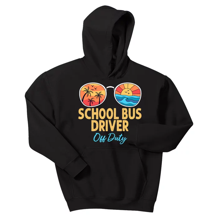 School Bus Driver Off Duty Happy Last Day Of School Kids Hoodie