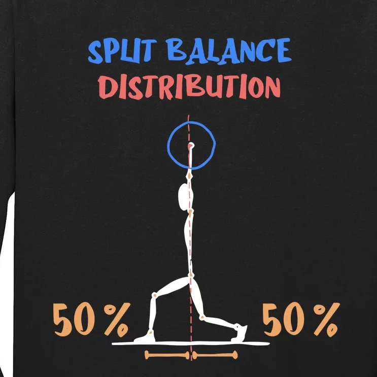 Split Balance Distribution Tall Long Sleeve T-Shirt