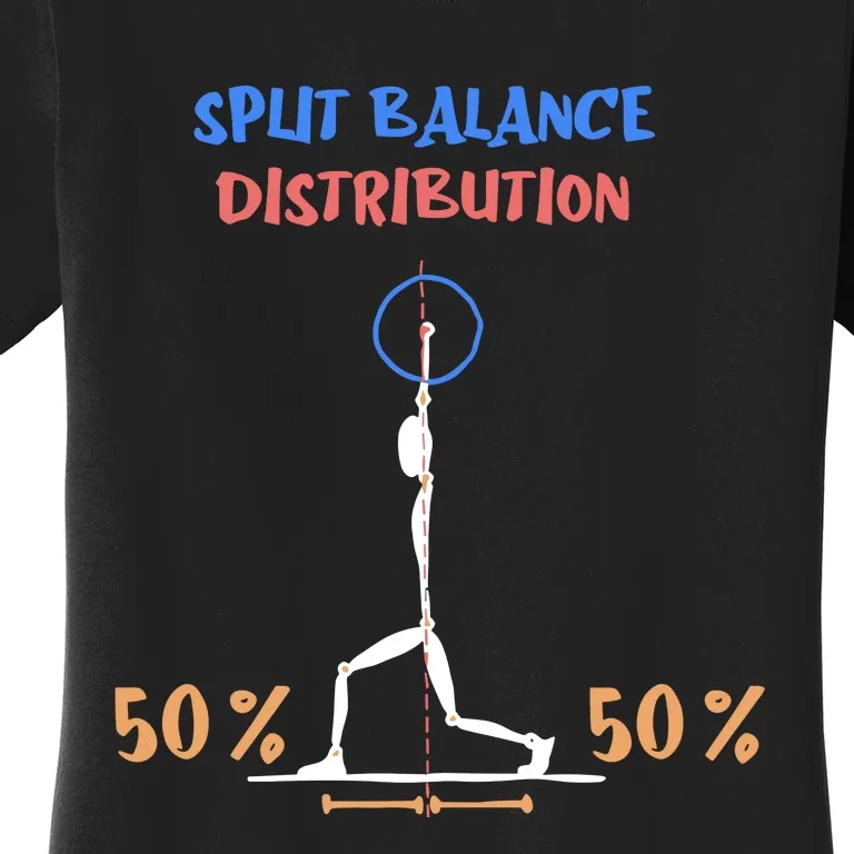 Split Balance Distribution Women's T-Shirt