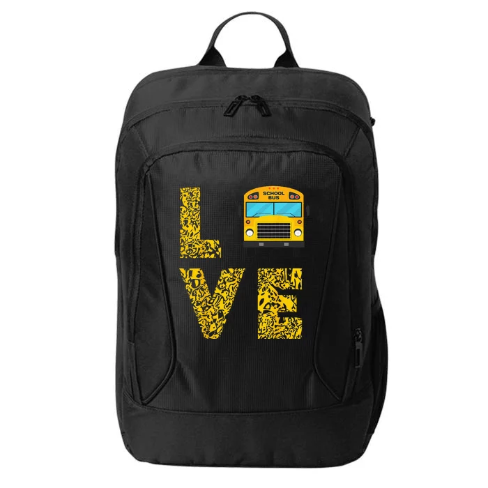 School Bus Driver Love Driving Bus Lover City Backpack