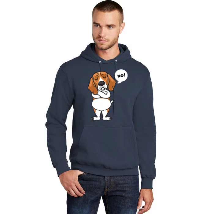 Stubborn Beagle Dog Owner Funny Tall Hoodie