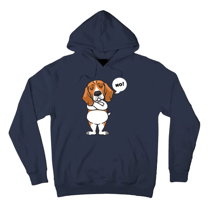 Stubborn Beagle Dog Owner Funny Tall Hoodie