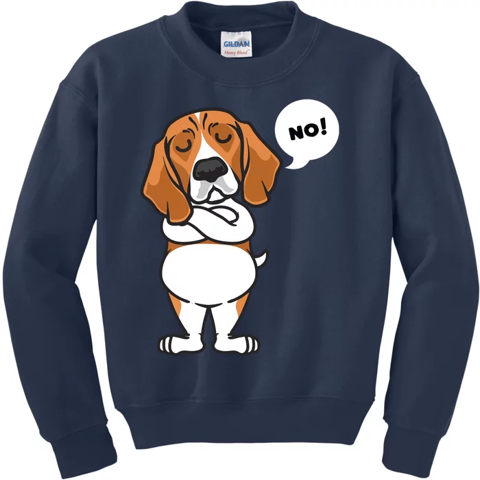 Stubborn Beagle Dog Owner Funny Kids Sweatshirt