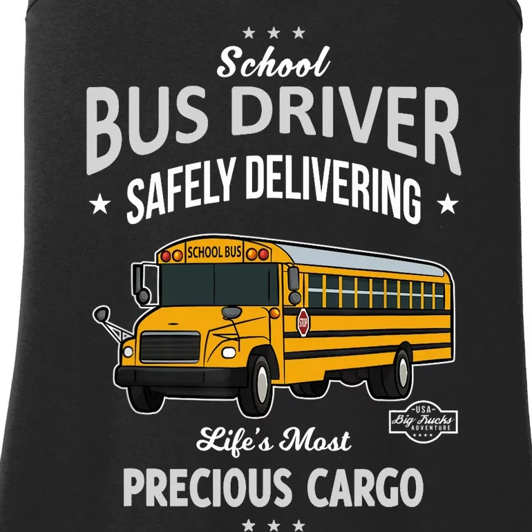 School Bus Driver - Safely Delivering Precious Ladies Essential Tank