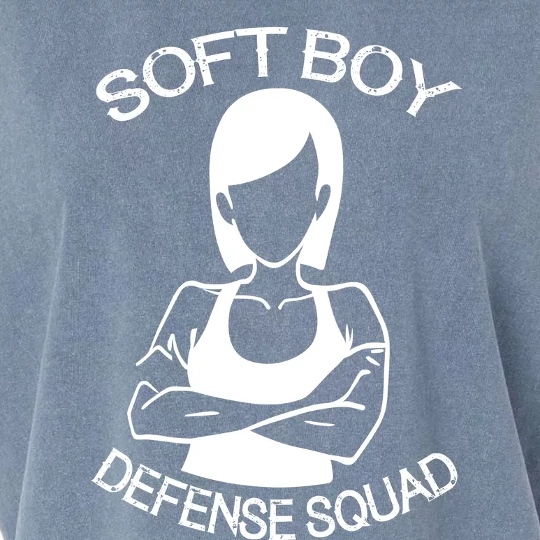 Soft Boy Defense Squad Garment-Dyed Women's Muscle Tee