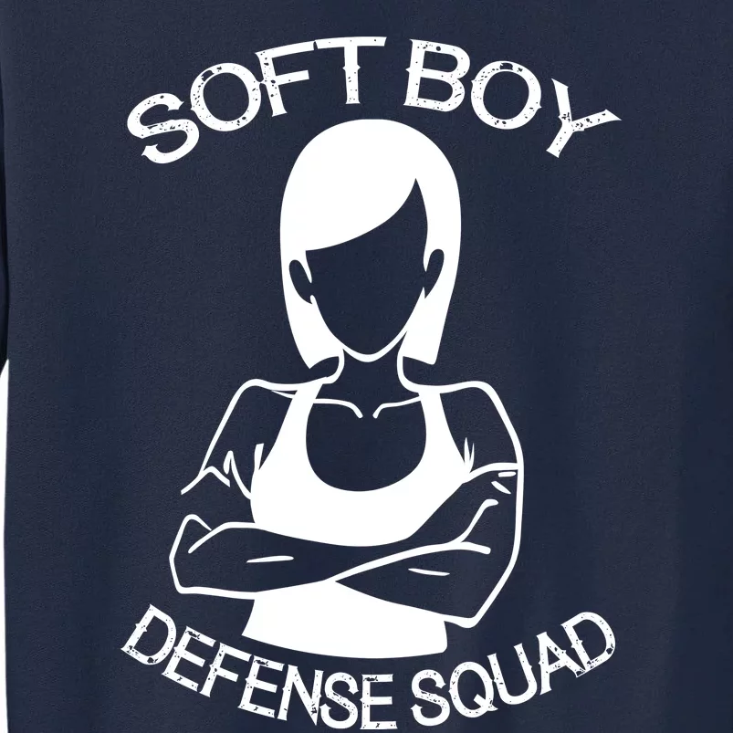 Soft Boy Defense Squad Tall Sweatshirt