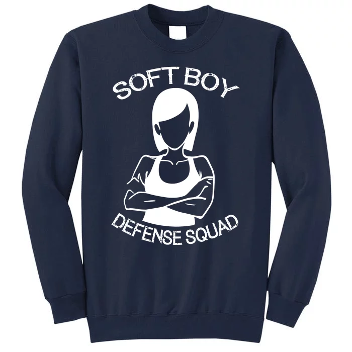 Soft Boy Defense Squad Tall Sweatshirt