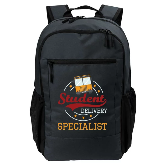 School Bus Driver Appreciation Funny Student Delivery Specialist Daily Commute Backpack