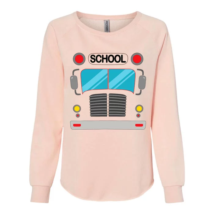 School Bus Driver Costume Halloween Funny Adults and Womens California Wash Sweatshirt