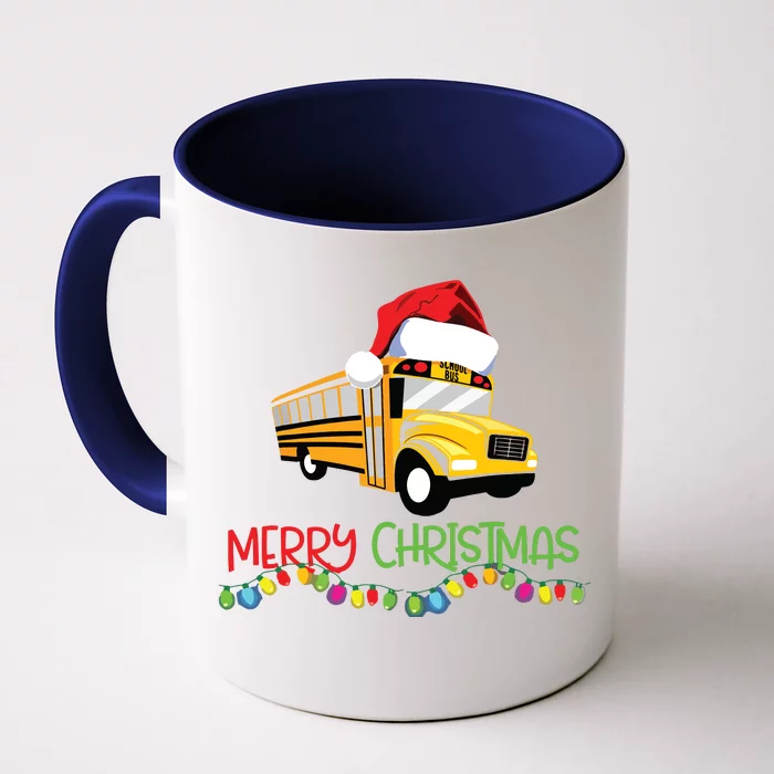 School Bus Driver Christmas Favorite Driver Front & Back Coffee Mug