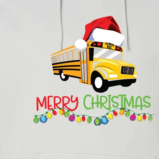 School Bus Driver Christmas Favorite Driver Performance Fleece Hoodie