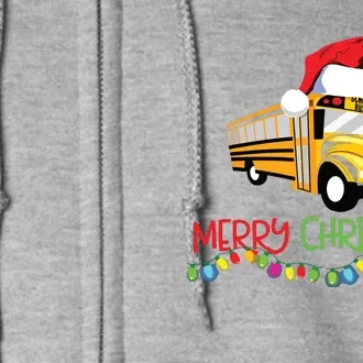 School Bus Driver Christmas Favorite Driver Full Zip Hoodie