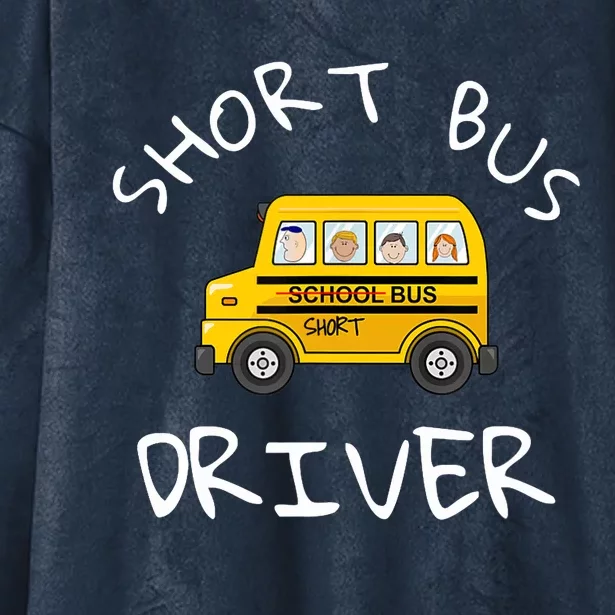 School bus driver Funny Novelty School Bus Driver Hooded Wearable Blanket