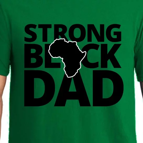 Strong Black Dad For Black History Month Gift Father's Day Pajama Set