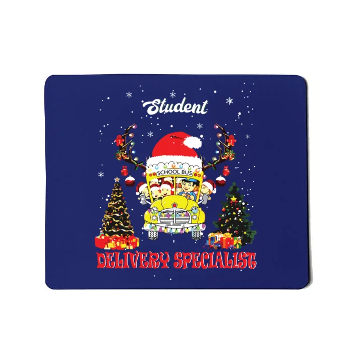 School Bus Driver Christmas Student Delivery Specialist Xmas Mousepad