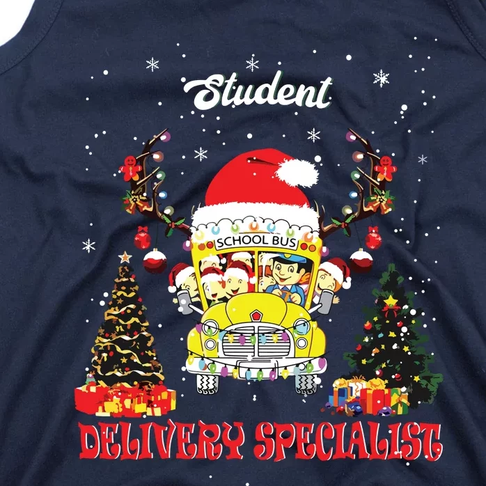 School Bus Driver Christmas Student Delivery Specialist Xmas Tank Top