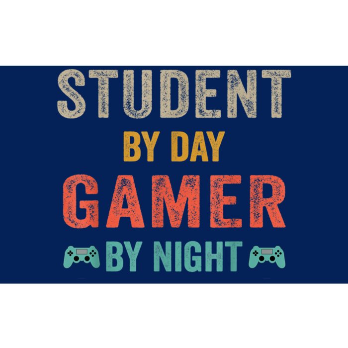 Student By Day Gamer By Night Meme For Gamers Bumper Sticker