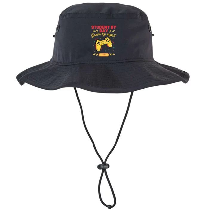 Student By Day Gamer By Night Legacy Cool Fit Booney Bucket Hat