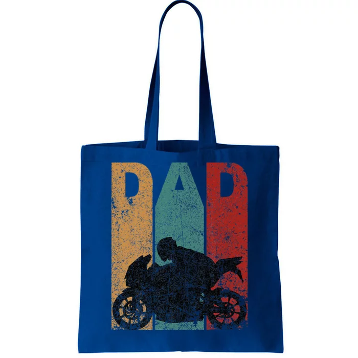 Sport Bike Dad Fathers Day Gift Biker Motorcycle Tote Bag