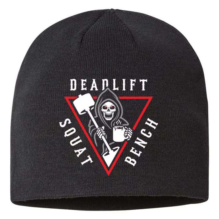 Squat Bench Deadlift Grim Reaper 8 1/2in Sustainable Knit Beanie