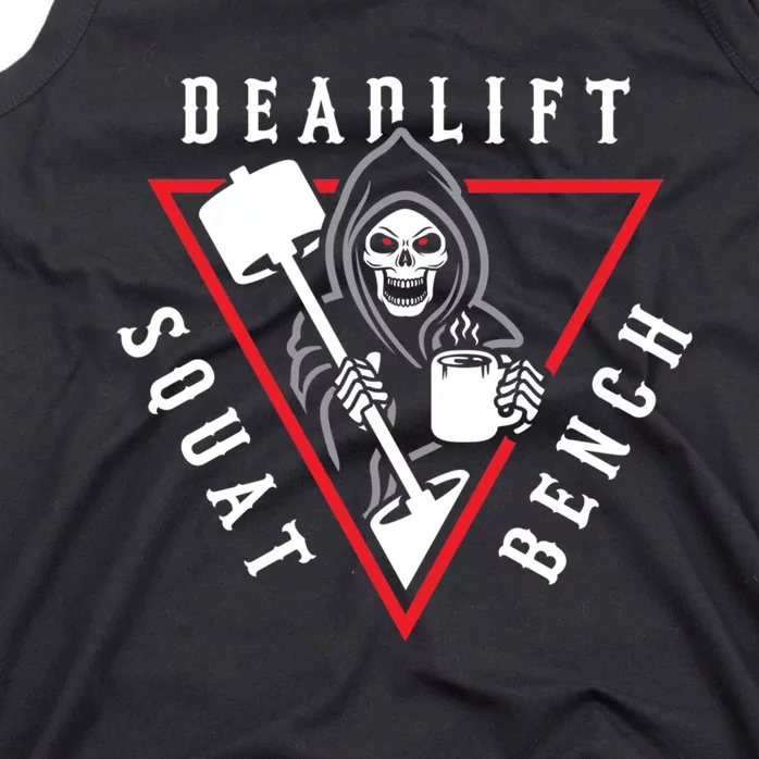 Squat Bench Deadlift Grim Reaper Tank Top