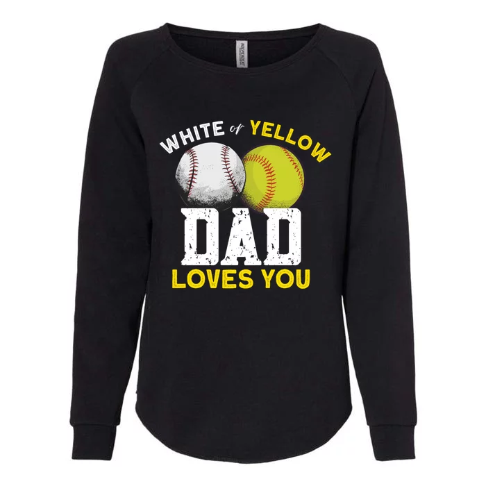 Softball Baseball Dad Gift Softballgiftbaseball Player Softball Meaningful Gift Womens California Wash Sweatshirt