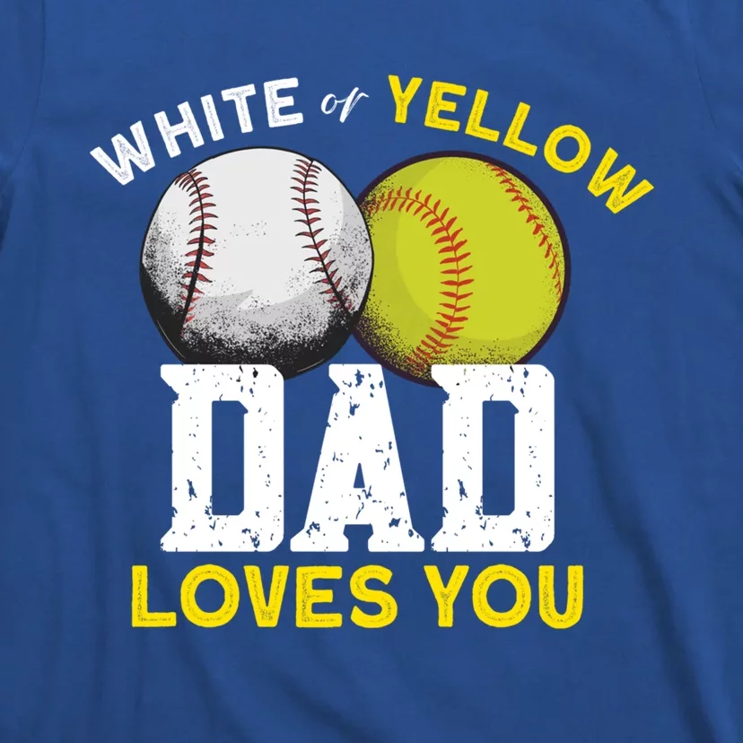 Softball Baseball Dad Gift Softballgiftbaseball Player Softball Meaningful Gift T-Shirt