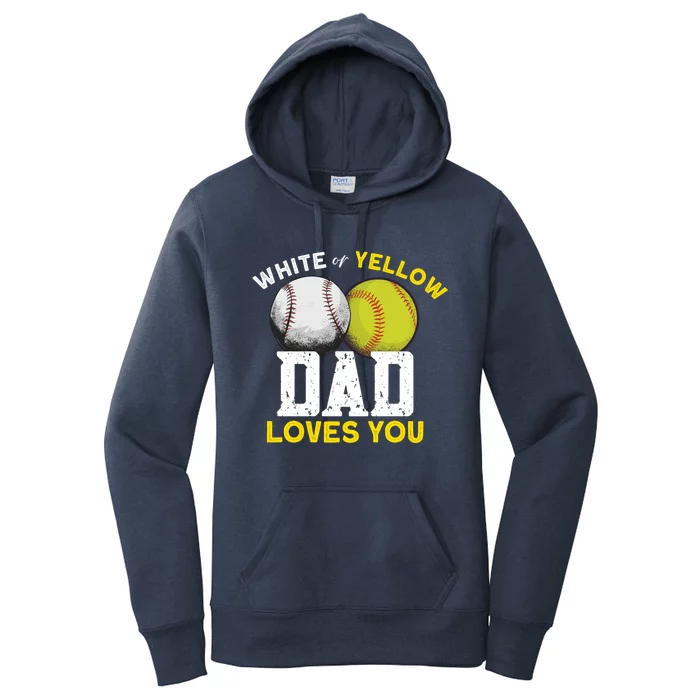 Softball Baseball Dad Gift Softballgiftbaseball Player Softball Meaningful Gift Women's Pullover Hoodie